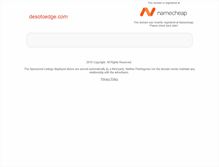 Tablet Screenshot of desotoedge.com